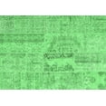 thumbnail image 1 of Ahgly Company Indoor Rectangle Patchwork Emerald Green Transitional Area Rugs, 5' x 7', 1 of 4