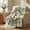 Style 56, variant on Initial K Flannel Blanket Throw, Letter Theme Eucalyptus Floral Soft Fuzzy Plush Cozy Fleece Blankets for Couch Sofa Bed Lounging, Ideal Gifts for Adults Self, 50x60