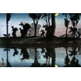 thumbnail image 2 of Hyde, Helen 18x13 White Modern Wood Framed Museum Art Print Titled - Moonlight on the Viga Canal, 2 of 4