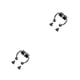 thumbnail image 4 of Jumpingount 5 pares de anillos para la nariz que no perforan el segmento Tragus Lodestone moda estilo punk joyería del cuerpo aro Clip en Type2 NO2, 4 of 6