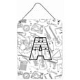 thumbnail image 1 of Carolines Treasures CJ2007-ADS1216 Letter A Musical Note Letters Wall and Door Hanging Prints, 1 of 1