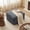Grey, variant on Plush Boneless Ottoman,Upholstered Cloud Couches Footrest Ottoman for Boneless Couch for Living Room, Black