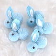 thumbnail image 4 of ITFABS Easter Bunny Mini Doll, 3D Stuffed Small Bright Colors Animal DIY Activities Accessories, 4 of 7
