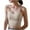 Khaki, variant on Cotton Camisole Tank Tops with Built in Bra for Women 2025 Workout Undershirts Summer Sports Padded Cami Yoga Tops White,L