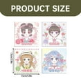 thumbnail image 5 of pdqouc Clearance Paper Dolls Sticker Book Colorful with 12 Pages and 2 Makeup Stickers Funny Creativity Dress Up Doll Sticker for Travel Princess Toys for Girls 4 5 6 7 8+ Years Birthday Xmas Gifts, 5 of 9