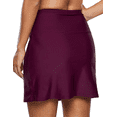 thumbnail image 4 of Hilor Women's High Waisted Swim Skirt with Bikini Bottom Tankini Swimsuit, 4 of 6