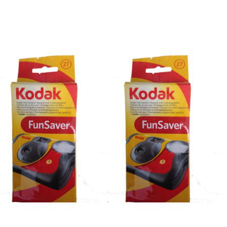 KODAK 4 X FunSaver Disposable Camera with Flash 800 ISO