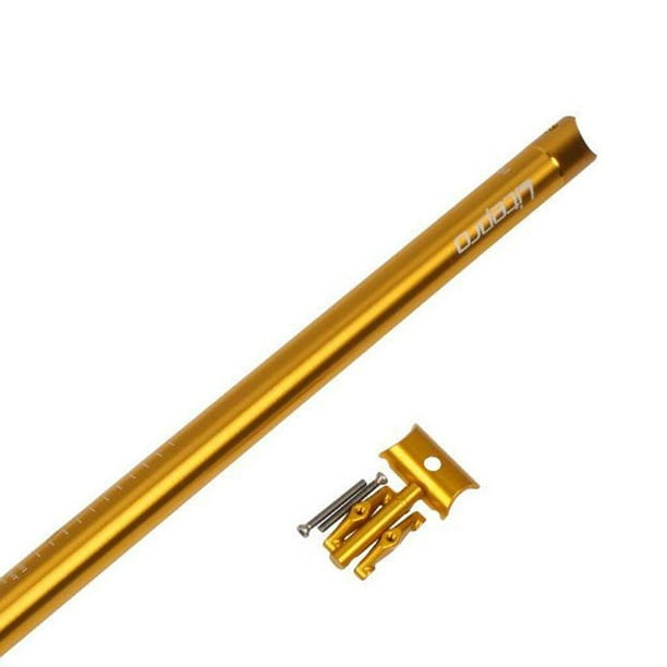 33.9x 600M Folding Bike Seat Post Replacement For Dahon Post Pole Folding Bicycle Golden Walmart