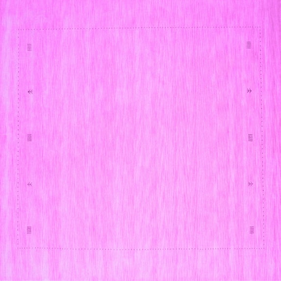 Ahgly Company Indoor Square Solid Purple Modern Area Rugs, 3' Square