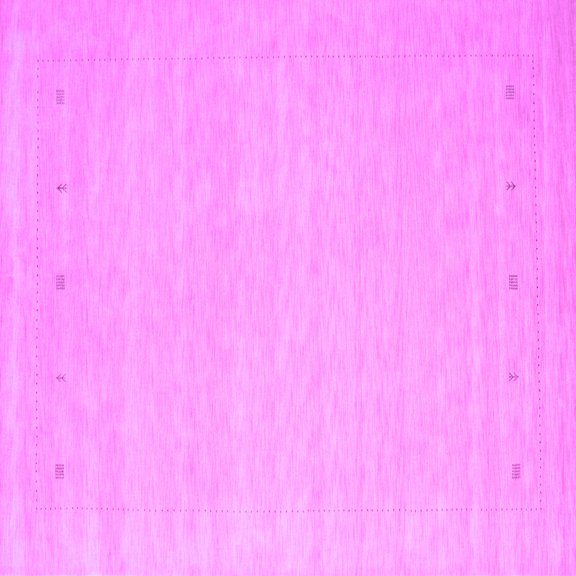 Ahgly Company Indoor Square Solid Purple Modern Area Rugs, 3' Square