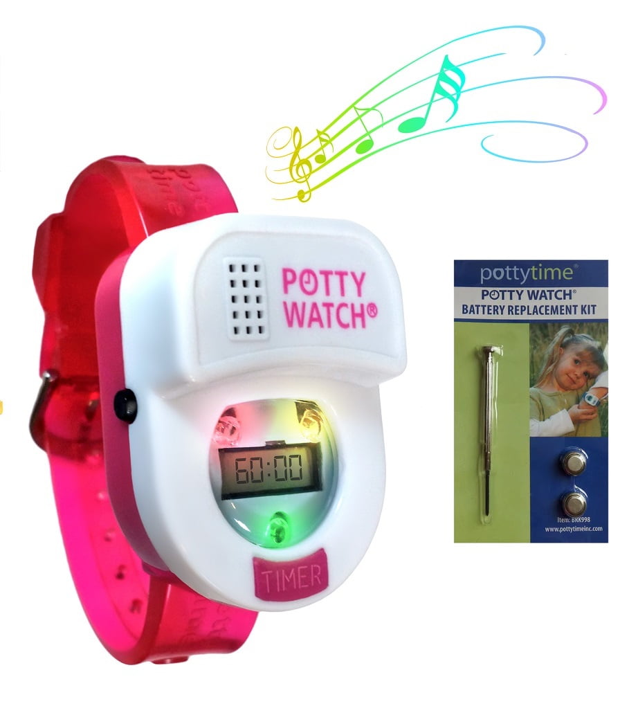 Potty Time Watch Toddler Toilet Training Aid Reminder Timer & Battery