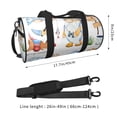 thumbnail image 2 of Xecao Gnome Camping Fishing Print Travel Duffle Bag, Bag Carry On Tote Bags for Women, Travel Sport Gym Bag for Men, Hospital Bag for Labor and Delivery, 2 of 6