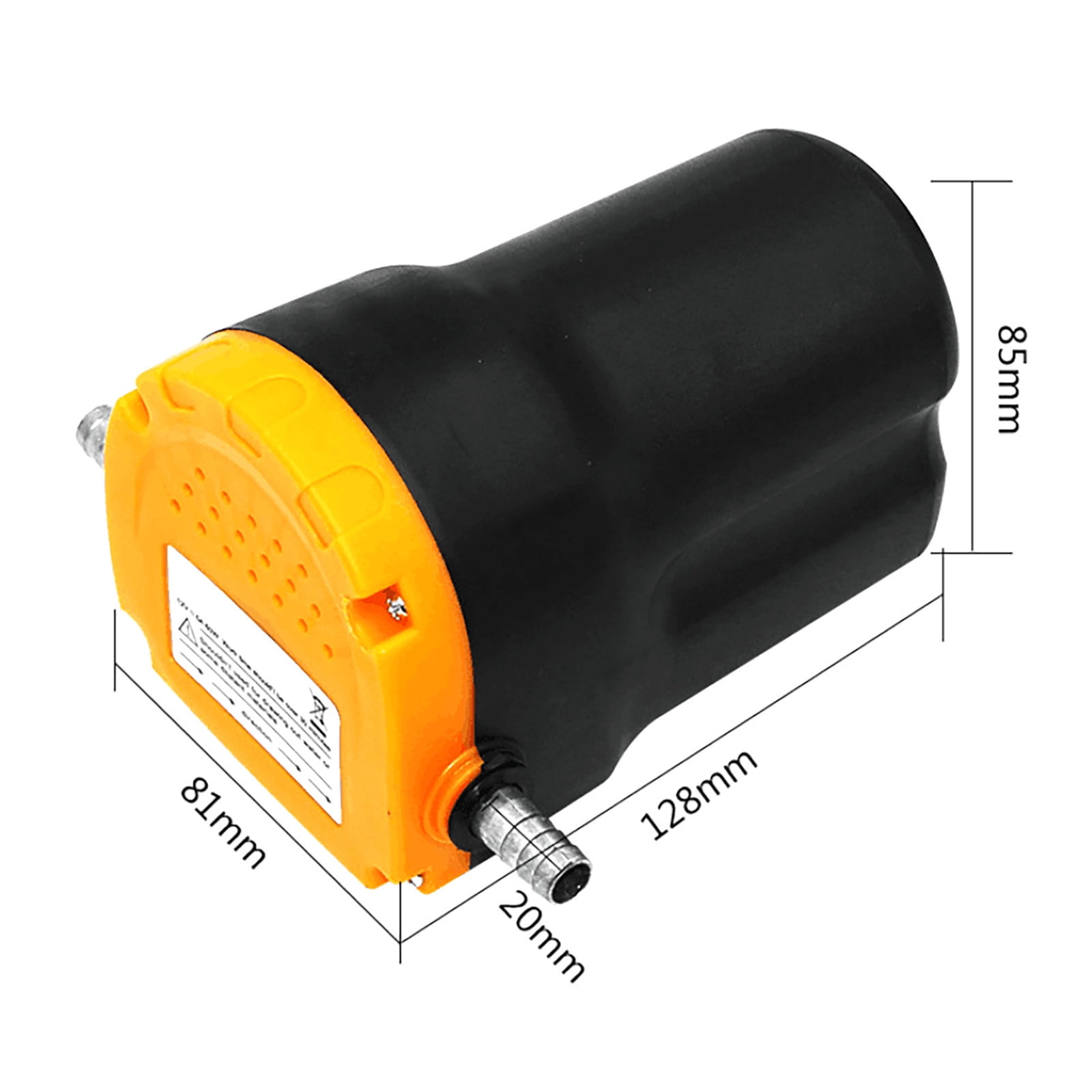 Electric Oil Transfer Pump 12V Self-Priming Oil Extractor | Portable Vacuum Scavenge Suction Pump | Transfers Water Fluids | High Efficiency | Compact Durable Plastic | 1L/min | For Car Motorcycle