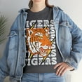 thumbnail image 2 of Vintage Tigers School Spirit T-Shirt, Retro Tiger Lover Lightning Shirt, 2 of 6