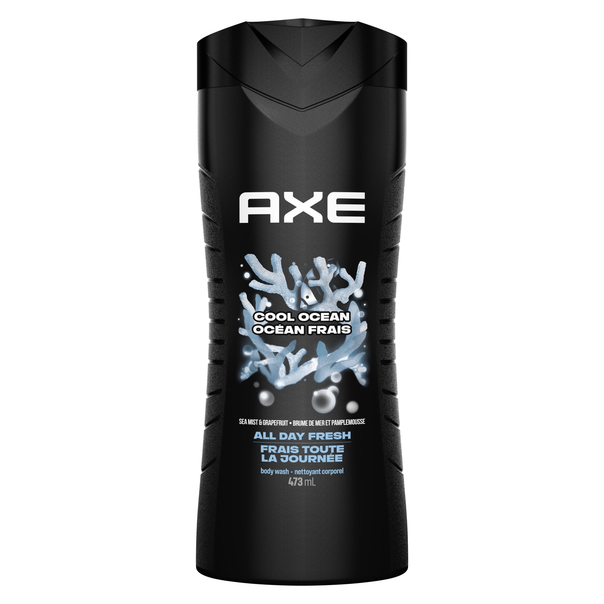 AXE COOL OCEAN ボディソープ 8本セット AXE Body Wash Sea Mist & Grapefruit All Day Fresh Cool Ocean, 473
