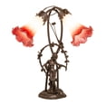 thumbnail image 7 of Meyda Tiffany - 16697 - Two Light Table Lamp - Trellis Girl - Pink/White-46pack, 7 of 7