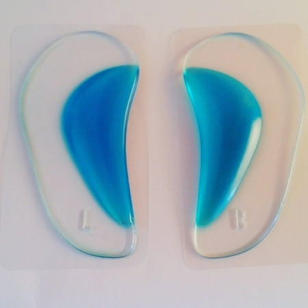 - Orthopedic Gel Arch Support Insoles -Flat Feet Support Gel Soft Pads Silicone Shoe Adhesive Inserts