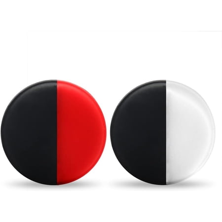Airtag Dog Collar Holder, Silicone Airtag Holder for Dog or cat, Anti-Lost Dog Airtag Holder for Cats and Dogs (S, White Black+red Black)