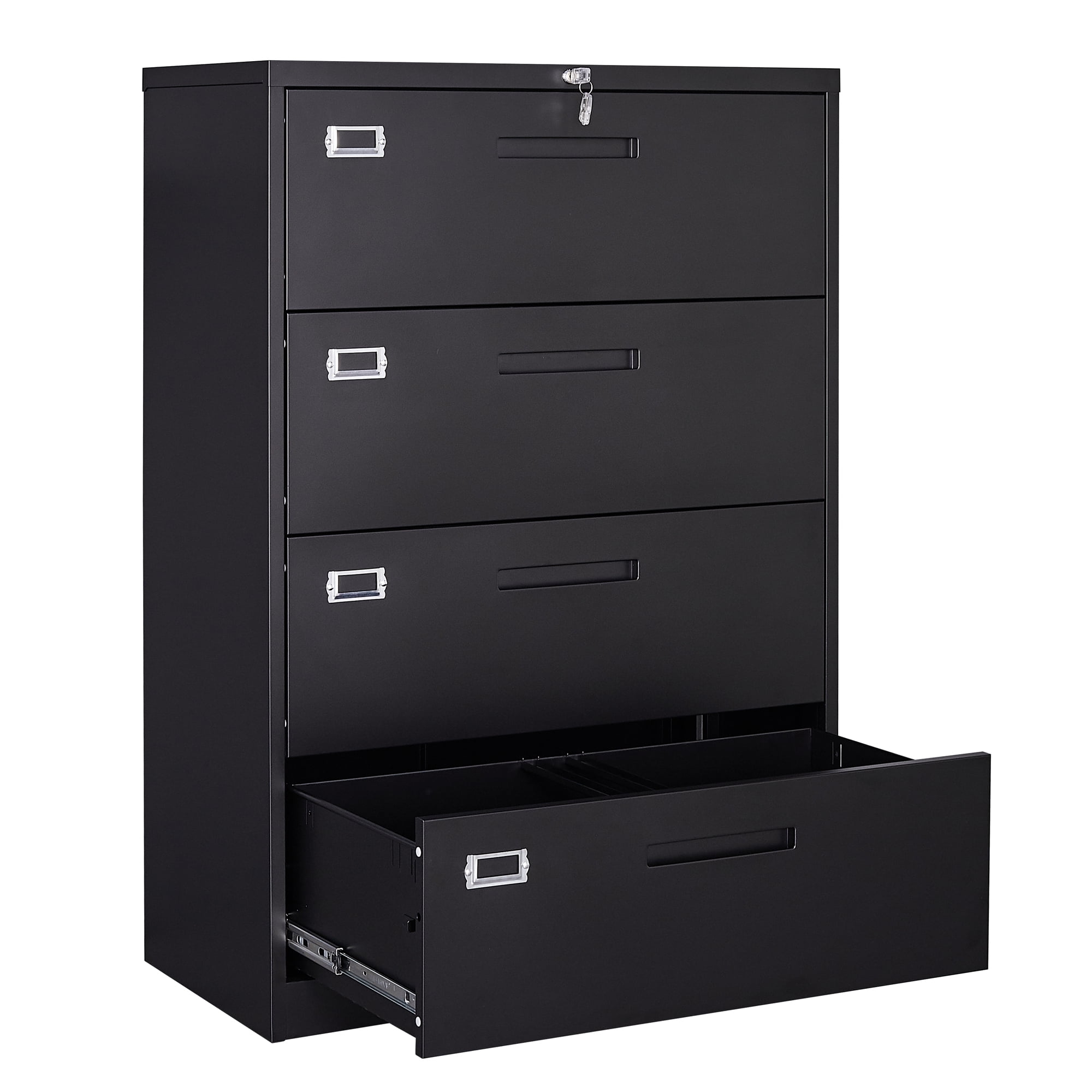 Fesbos Lateral File with Lock,4 Drawer 36" Wide Filing