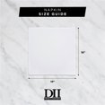 thumbnail image 1 of Design Imports FBA43764 18 x 18 Po Serviette de Qualité Commerciale Blanche - Lot de 12, 1 of 2