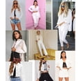 thumbnail image 4 of Zeagoo Women's Button Down Long Sleeve Cropped Denim Jean Jacket with Pockets, 4 of 6