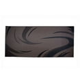 thumbnail image 2 of Mings Mark M1F-SD8181 Tapis d'Extérieur Réversible 8 Pi x 18 Pi à Motif Pivotant, Noir et Brun, 2 of 2