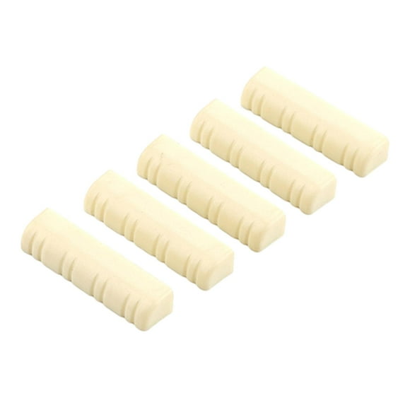 Tuercas para cuerdas de mandolina musical, tuercas para cuerdas de mandolina ranuradas, reemplaza piezas, prácticas, duraderas, fáciles de instalar, 5