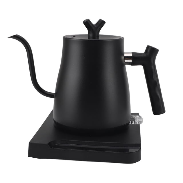 Hervidor de Agua Con Cuello de Cisne Para El Hogar, Hervidor de Café Eléctrico Auticú de Acero Base inoxidable, Utensilios de