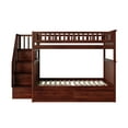 Columbia Staircase Bunk Bed Full over Full in Multiple Colors and