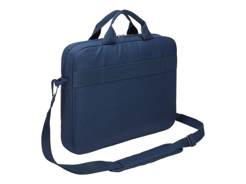 Case Logic 3203987 14.6 in. x 2.8 in. x 13 in. Advantage Laptop Attache for 14 in. Devices - Dark Blue