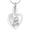 Silver, variant on Teddy Bear On Heart Charm Pendant Necklace Stainless Steel Memorial Jewelry Urn Ashes Keepsake Jewelry