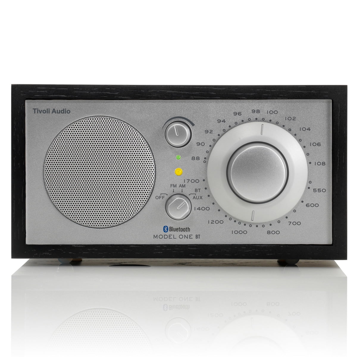 Fugtig befolkning subtraktion Tivoli Audio Model One Bluetooth AM/FM Radio & Speaker (Black/Silver) -  Walmart.com