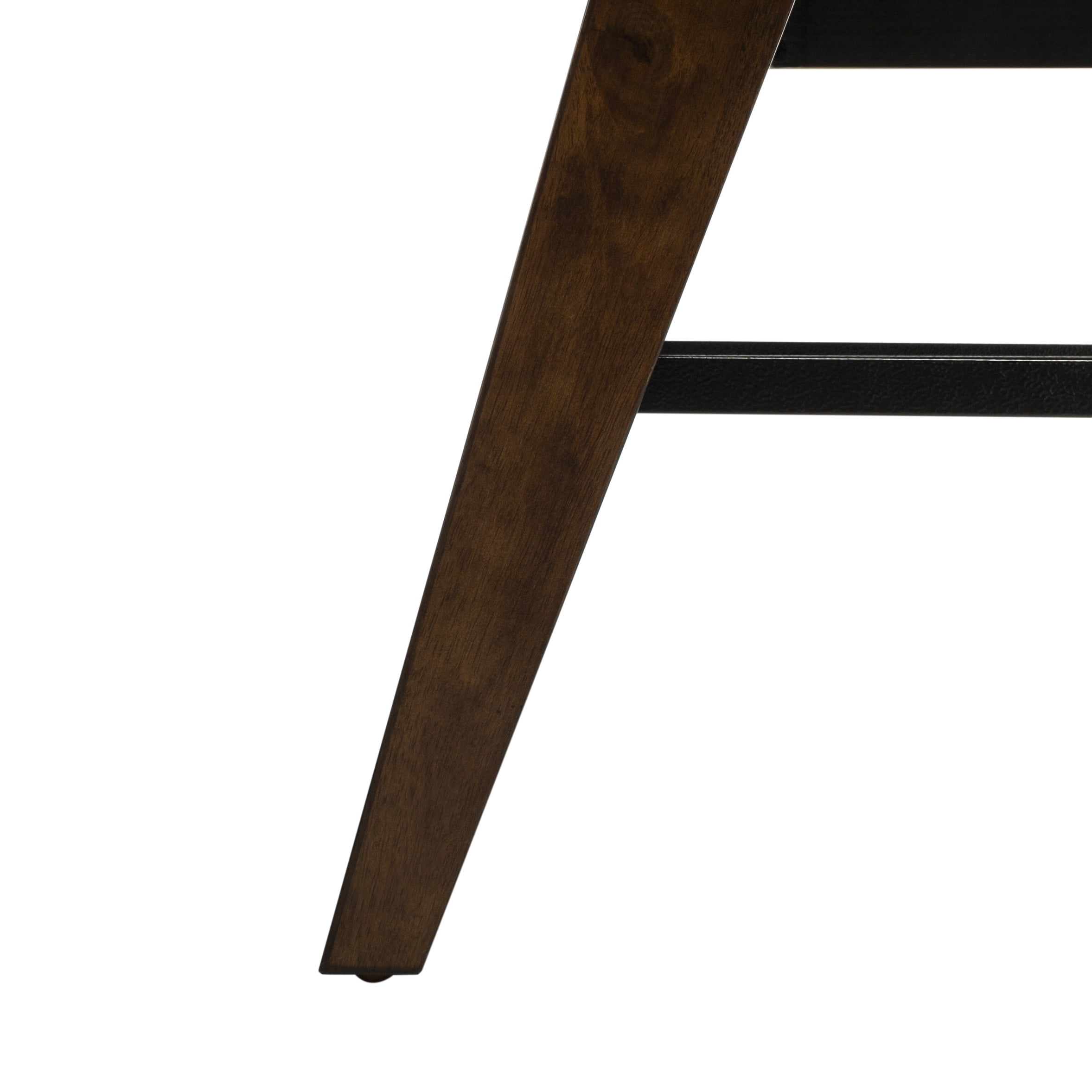 SAFAVIEH Seth 2 Tier Solid Traditional Coffee Table, Dark Walnut