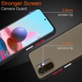 thumbnail image 3 of Cadorabo Étui pour Xiaomi Redmi Note 10 Protection d'Écran Mate Étui Rigide Antichoc TPU, 3 of 6
