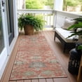thumbnail image 6 of Addison Rugs Chantille Indoor/Outdoor Transitional Floral Coral Washable Runner Rug, 2'3" x 7'6", 6 of 6