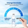 thumbnail image 6 of Waterspecialist Replacement for LG® LT1000P®, LT1000PC, ADQ747935, LFCC22426S, LRFXS2503S, LMWS27626S, LRDCS2603S, 6 Month 200 Gallon Refrigerator Water Filter and LT120F® Air Filter, 3 Combo, 6 of 7