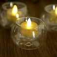 thumbnail image 5 of BalsaCircle Set 6 Clear Glass Globe Votive Candle Wedding Favor Centerpiece Wedding Party Centerpieces, 5 of 6