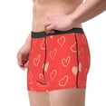 thumbnail image 2 of Xecao Cute love heart Men's Underwear Boxer Briefs Pack - Your ComfortSoft, Moisture-Wicking, and Breathable Choice for Men's Underwear-XX-Large, 2 of 5