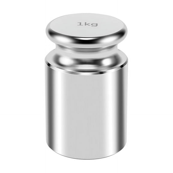 TOP! Calibration Weight for Digital Scale, Carbon Steel, Chrome , 1000G (1KG WGT)