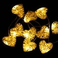 thumbnail image 3 of Risegun Romantic Rattan Light - 10LED Warm Romantic Heart Shaped Rattan Ball Ornament Light String Home Party Decor Lamp, 3 of 7