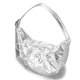 thumbnail image 2 of Bolsos de hombro para mujer Bolsos con cordón para las axilas Monedero de bola de masa hervida (Plata) Ndcxsfigh Para Estrenar, 2 of 6