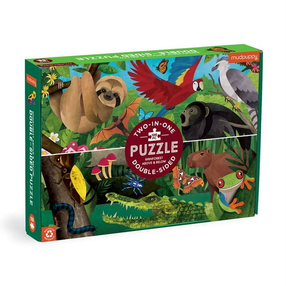 Rainforest Above & Below 100 Piece Double-Sided Puzzle (Other)