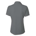 thumbnail image 2 of A4 Solid Interlock Polo For Women in Graphite | NW3261, 2 of 3