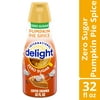 International Delight Sugar-Free, Zero Sugar Pumpkin Pie Spice Coffee Creamer, 32 Oz.