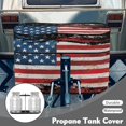 thumbnail image 4 of Uourmeti USA Flag RV Propane Tank Cover with Protective Waterproof RV Trailer Propane Tank Cover for Camping, Polyester Camper Propane Tank Cover, 4 of 9