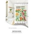 thumbnail image 2 of Shower Curtain Bathroom Shade Hand-painted Shower Curtain 1.5M * 2.0M, 2 of 6
