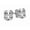 Platinum, variant on 1 to 12 Carat IGI Certified LAB GROWN Cushion Cut Diamond Earrings 4 Prong Screw Back Premium Collection (H-I Color, VS1-VS2 Clarity) 14K Rose Gold 1 Carat