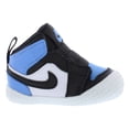 thumbnail image 2 of Nike Jordan 1 Crib Bootie Infant/Toddler Shoes Size 4, Color: University Blue/Black/White, 2 of 4