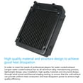 TIERPOP Water Cooling Computer Radiator 18 Pipe Aluminum Heat Exchanger