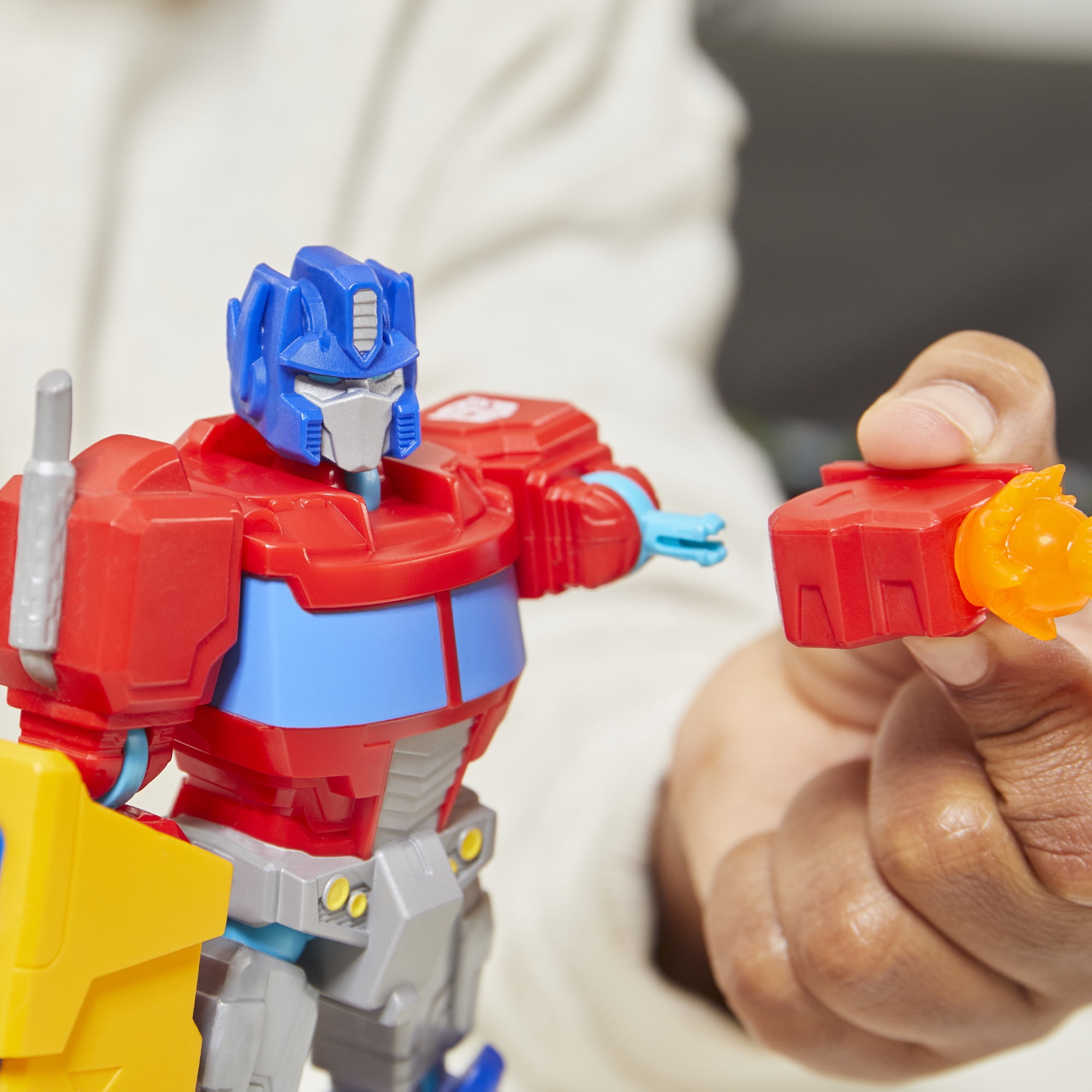 MixMashers Transformers Optimus Prime Toy, 5” (12 cm) Mix-&-Match Deluxe Figure, 4+
